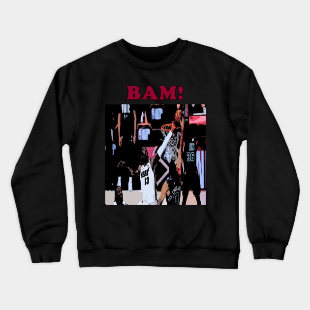Bam Blocks Tatum Crewneck Sweatshirt by IronLung Designs